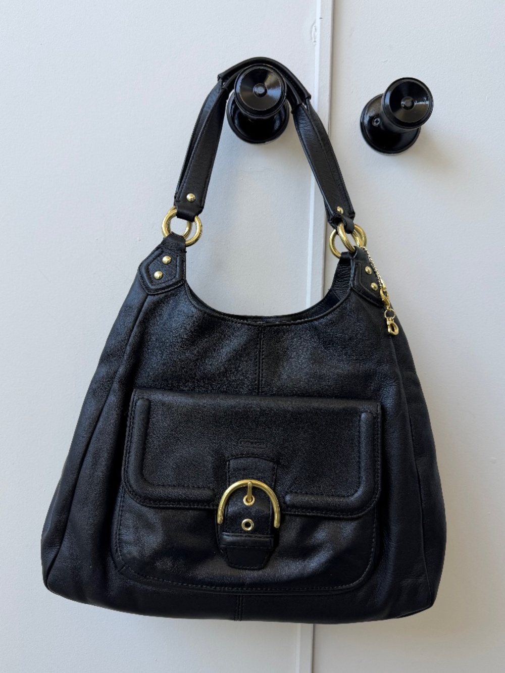 Coach Campbell Leather Hobo Bag (Style No. F24686)